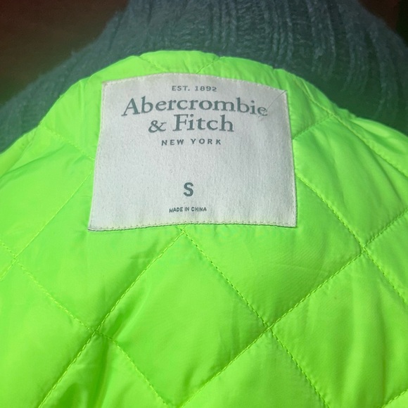 Abercrombie & Fitch Men’s Wool insulated Sherpa lined hoodie Size Small - Picture 7 of 16